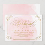 Goldene Probe Einladung (Vorne/Hinten)