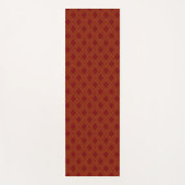 Goldene Punkte auf Rot Yogamatte (Vorderseite)