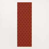 Goldene Punkte auf Rot Yogamatte (Rückseite)