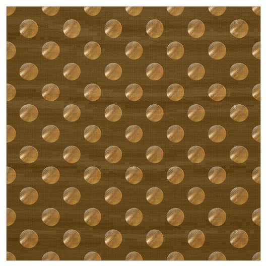 Goldene Punkte der Polkas Stoff (Muster)