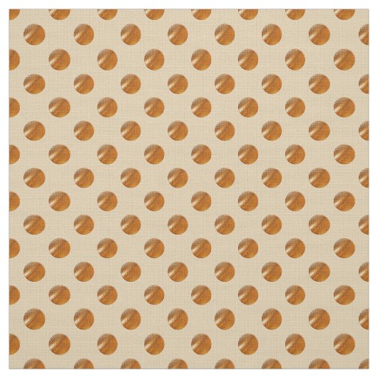 Goldene Punkte der Polkas Stoff (Muster)