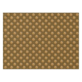 Goldene Punkte der Polkas Tischdecke (Vorderseite (Horizontal))