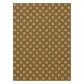 Goldene Punkte der Polkas Tischdecke (Vorderseite)
