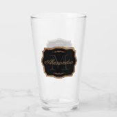 Goldene Punkte Glas (Rückseite)