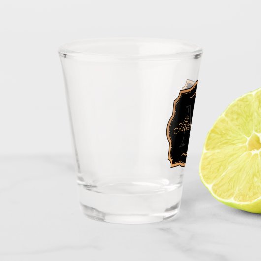 Goldene Punkte Schnapsglas (Links)