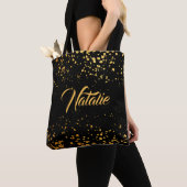 Goldene Punkte Tasche (Von Nahem)