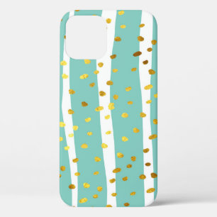 Goldene Punkte und Streifen: Elegantes Muster Case-Mate iPhone Hülle