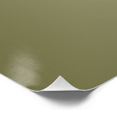 Goldene quadratische Blume Poster (Ecke)