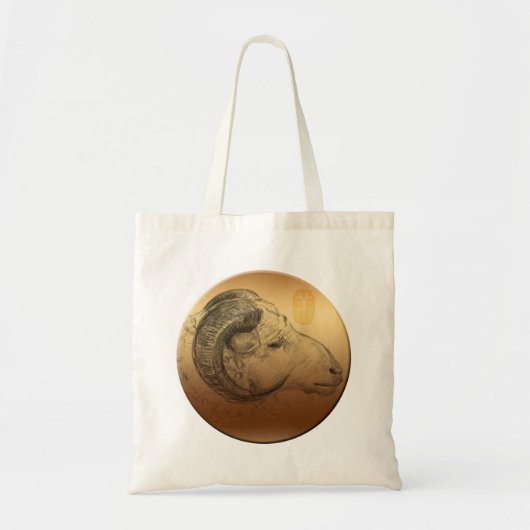 Goldene Ram Chinesisches Jahr Astrologie Zodiac To Tragetasche (Vorne)