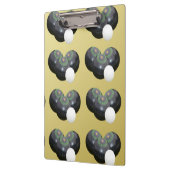 Goldene Rasenschüsseln, Clip-Board Klemmbrett (Links)