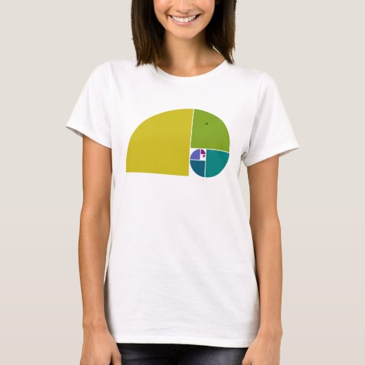Goldene Ratio Elephant - Fibonacci Spiral 1 T-Shirt (Vorderseite)
