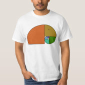 Goldene Ratio Elephant - Fibonacci Spiral 2 T-Shirt (Vorderseite)