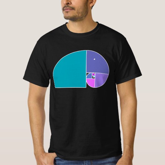 Goldene Ratio Elephant - Fibonacci Spiral 3 T-Shirt (Vorderseite)
