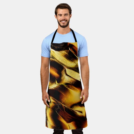 Goldene, raue Dünen mit verbrannten Teilen Schürze (Getragen)