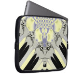 Goldene Rays Laptopschutzhülle (Vorne Rechts)