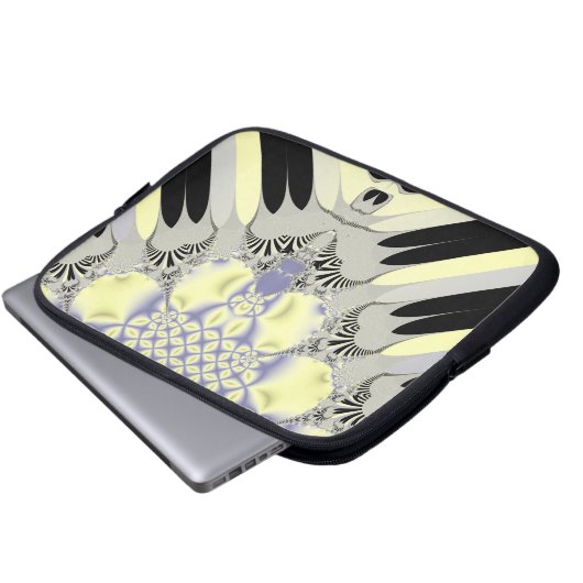 Goldene Rays Laptopschutzhülle (Vorne Knopf)