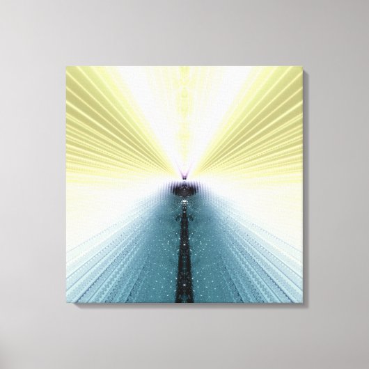 Goldene Rays Leinwanddruck (Vorderseite)