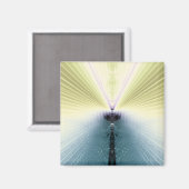 Goldene Rays Magnet (Vorderseite/Rückseite)