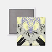 Goldene Rays Magnet (Vorderseite/Rückseite)