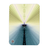 Goldene Rays Magnet (Vertikal)
