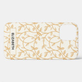 Goldene Reben Case-Mate iPhone Hülle (Rückseite (Horizontal))