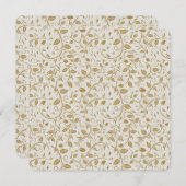 Goldene Reben Einladung (Vorne/Hinten)