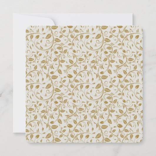 Goldene Reben Einladung (Vorderseite)