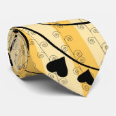 Goldene Reben Krawatte (Gerollt)