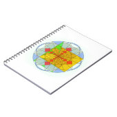 Goldene Rechteckformen Notizblock (Linke Seite)