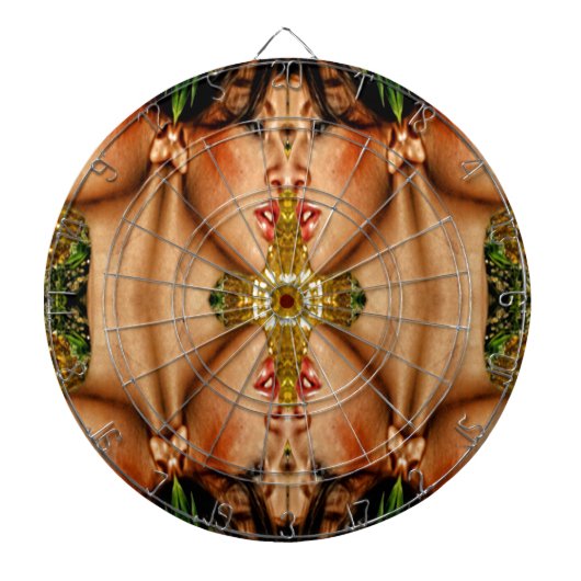 Goldene Reflektion Dartscheibe (vorne)