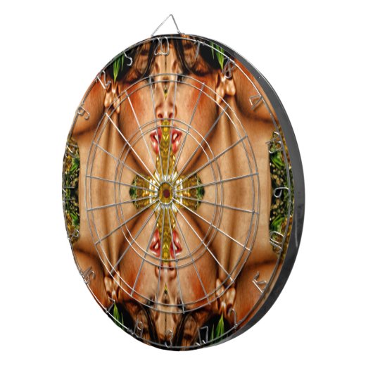 Goldene Reflektion Dartscheibe (Vorderseite rechts)