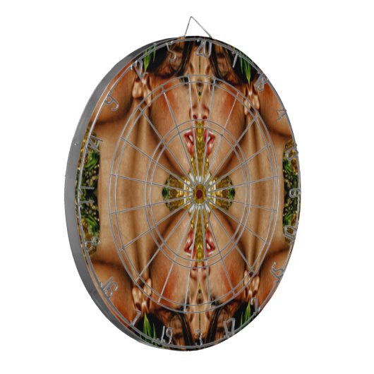 Goldene Reflektion Dartscheibe (Vorderseite Links)