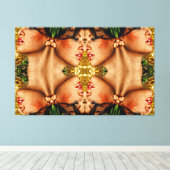 Goldene Reflektion Leinwanddruck (Insitu (Holzboden))