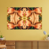 Goldene Reflektion Leinwanddruck (Insitu (Wohnzimmer))