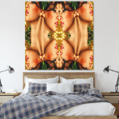 Goldene Reflektion Leinwanddruck (Insitu (Schlafzimmer))
