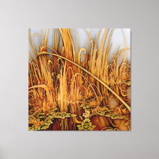 Goldene Reflektionen Canvas Print Leinwanddruck (Vorderseite)