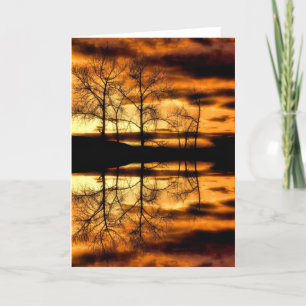 Goldene Reflektionskarte Karte