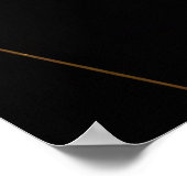 Goldene Reflexionsgeometrie Poster (Ecke)