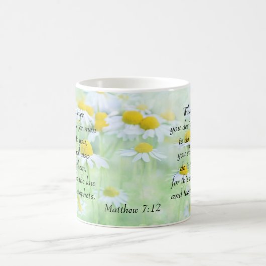 Goldene Regel - Matthew-7:12 Kaffeetasse (Mittel)
