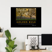 Goldene Regel Poster (Heimbüro)