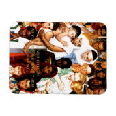 Goldene Regel (Tu anderen) von Norman Rockwell Magnet (Horizontal)