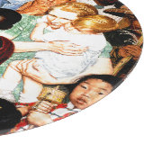 Goldene Regel von Norman Rockwell Schneidebrett (Ecke)