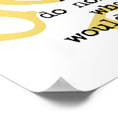 Goldene Regelquote Poster (Ecke)