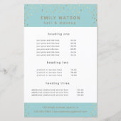 Goldene Regenfälle bei Imitaten Foil Service und P (Vorderseite)