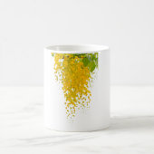 Goldene Regenkaskade des Sonnenlichts Wenn Gold fä Kaffeetasse (Mittel)