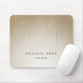 Goldene Regenzeichenbeleuchtung Personalisiert Mousepad (Mit Mouse)