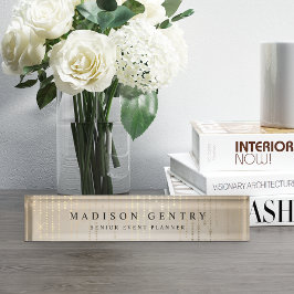 Goldene Regenzeichenbeleuchtung Personalisiert Namensplakette