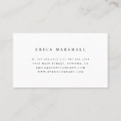 Goldene Regenzeichenbeleuchtung Visitenkarte (Rückseite)