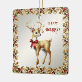 Goldene Rentier Holiday Ornament (Links)