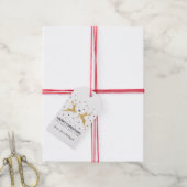 Goldene Rentiere Geschenkanhänger (Mit Garn)